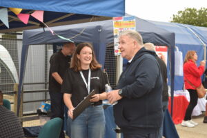 Engaging with football fans at Heybridge